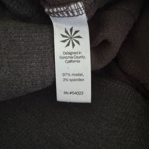 Athleta Women's Charcoal Gray Pull-On Restore Slim Ruched Leggings Size Small - Picture 6 of 6